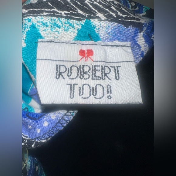 Vintage Robert Lee brand short sleeve blazer -shoulder pads, fashion buttons 24 - Picture 2 of 6